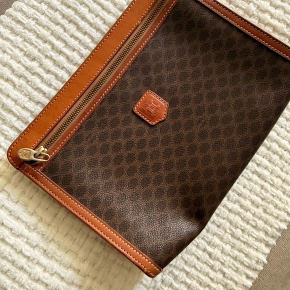 CELINE Vintage Macadam Clutch Bag – Authentic - Picture 11 of 11